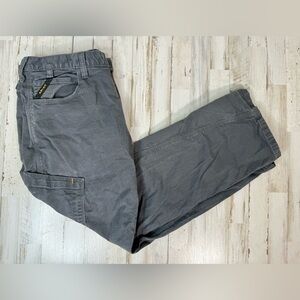 Ariat Rebar M4 Jeans Pants Mens 38x30 Gray Relaxed Straight Work Carpenter